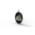 Traditional Shape Pewter Pendant